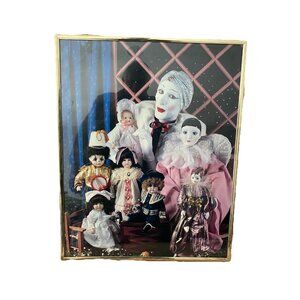 Vintage Pierrot W/ Dolls Print. 20” x 16”